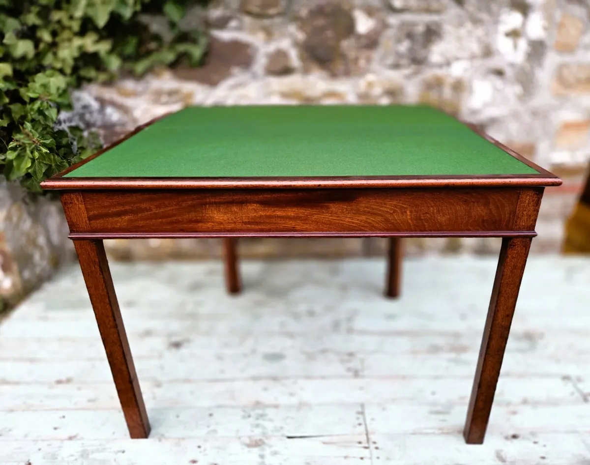 Georgian Fold Over Card Table- Circa 1780 - Image 4
