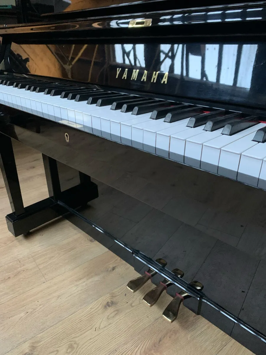 Yamaha UX-5 Upright Piano | c. 1985  | Black - Image 4