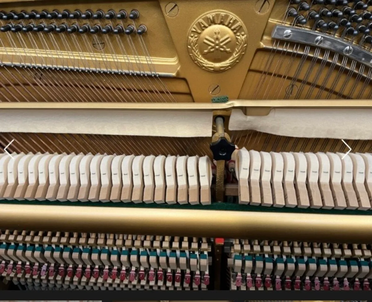 Yamaha U3 black reconditioned Belfast pianos - Image 2