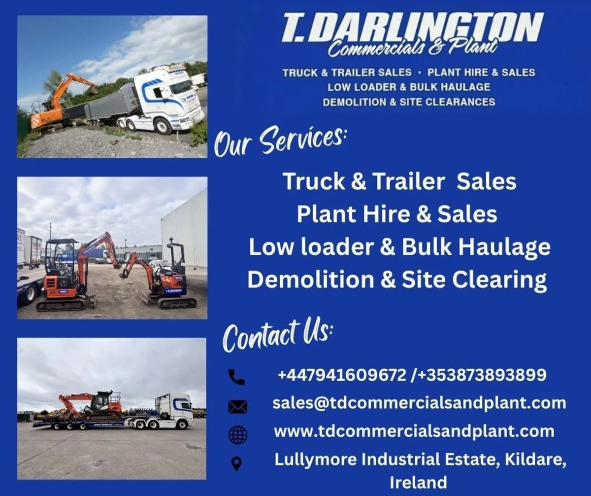 Digger hire & Driver - Image 1