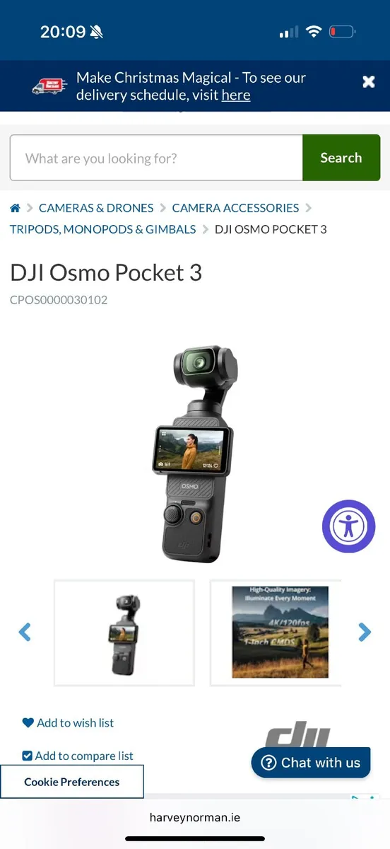 Camera Osmo pocket 3