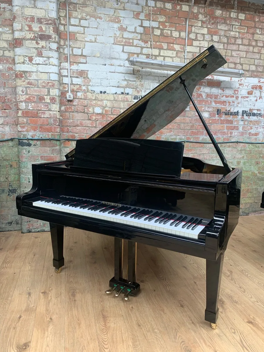 Weinbach black 5ft grand piano reconditioned - Image 1