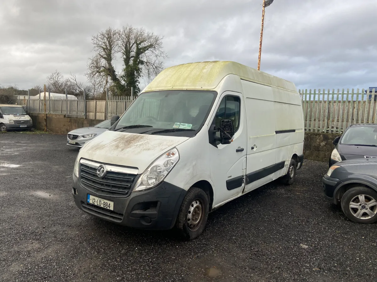 2012 opel Movano hiroof for breaking - Image 2
