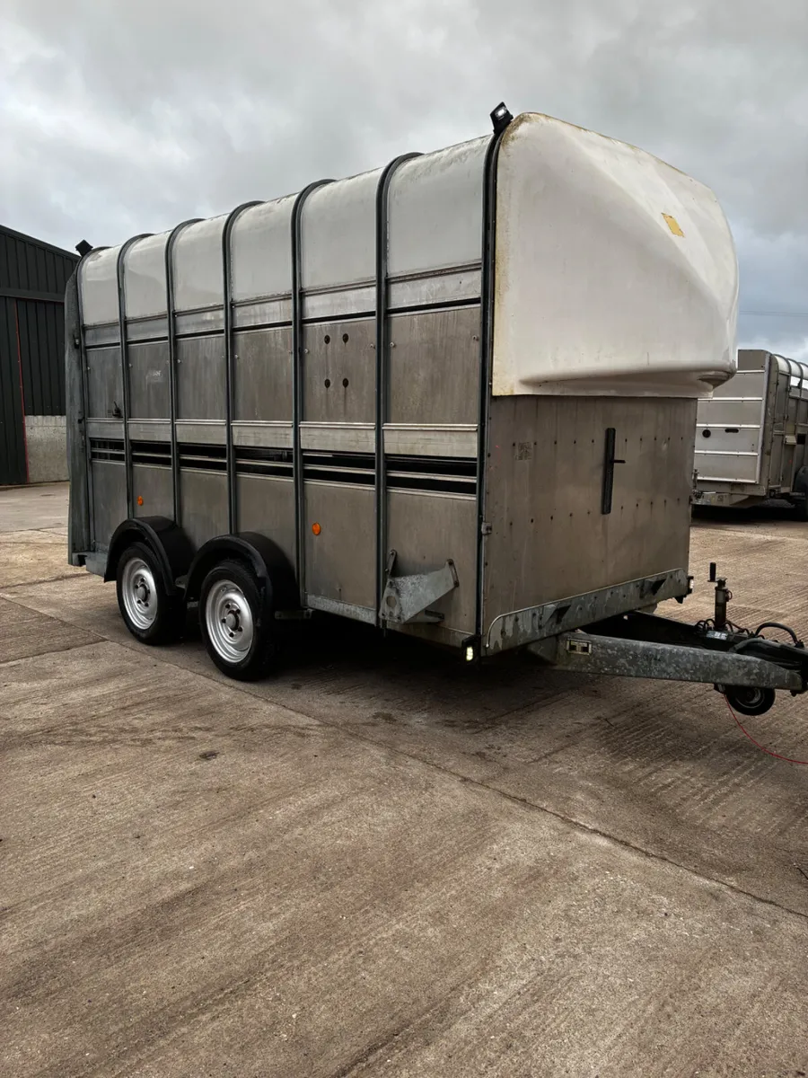 12ft ifor Williams high roof livestock trailer - Image 1