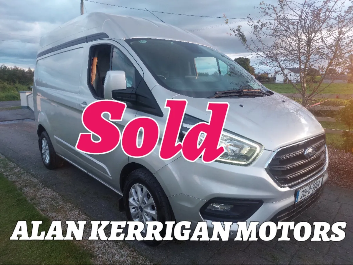 TRANSIT CUSTOM 2020' LIMITED - 94K KMS - Image 1