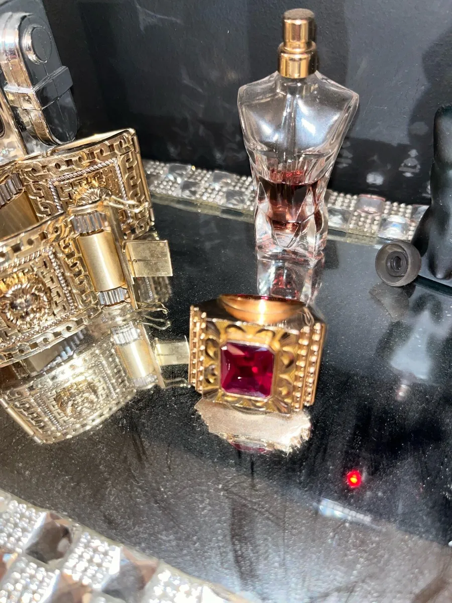 King ring 14k gold and bracelet - Image 4