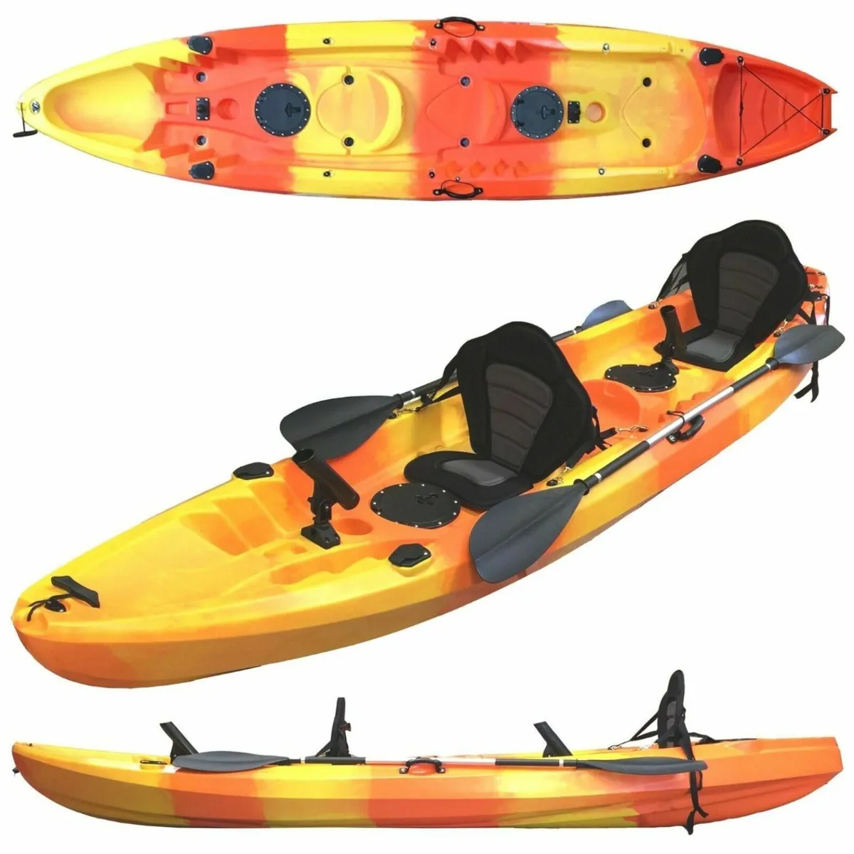 Double 2 seater Plastic Canoe - Image 2