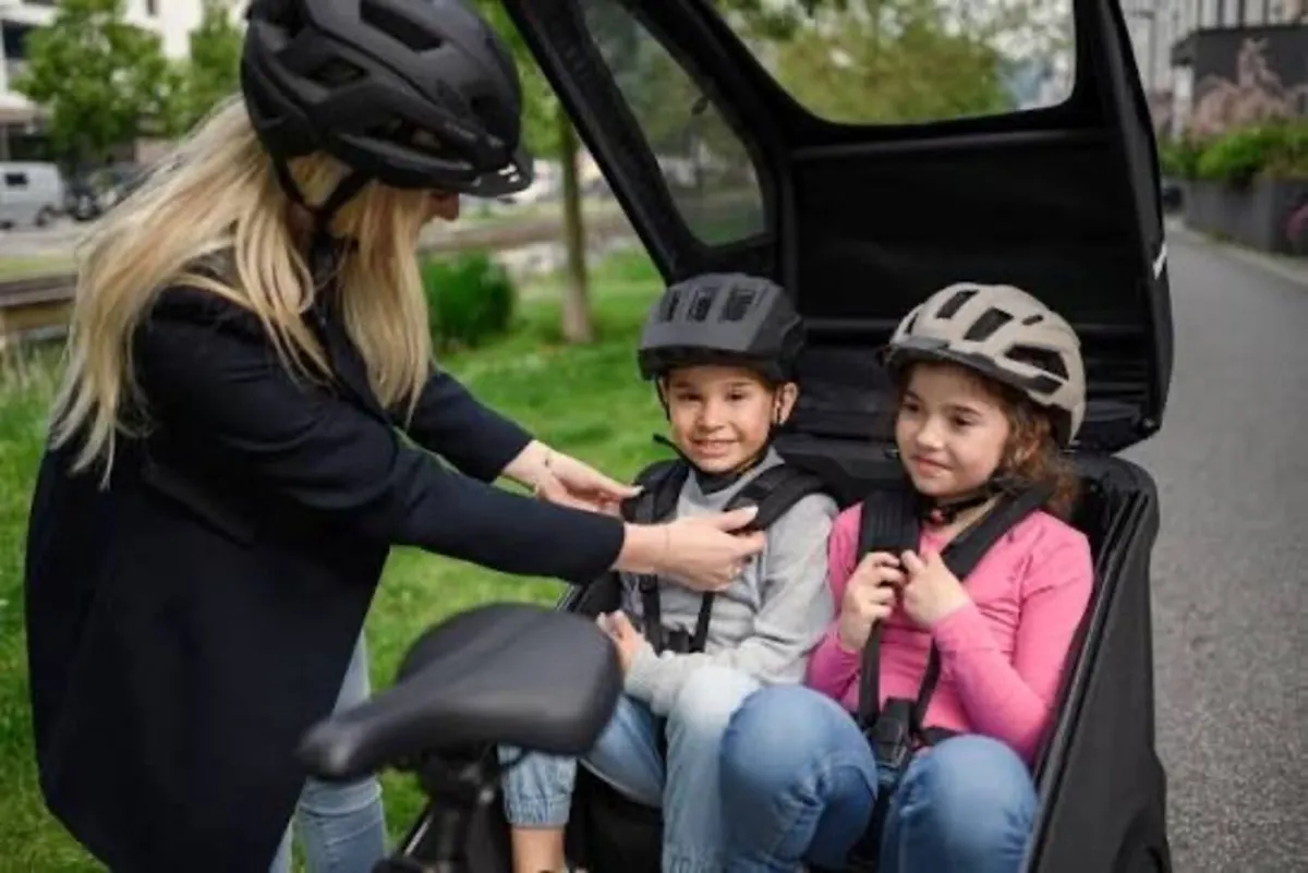 CUBE E-bike trike family cargo bike grey/reflex - Image 4