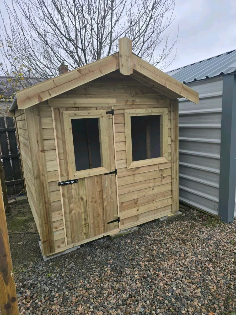 Wooden swing set - Image 2