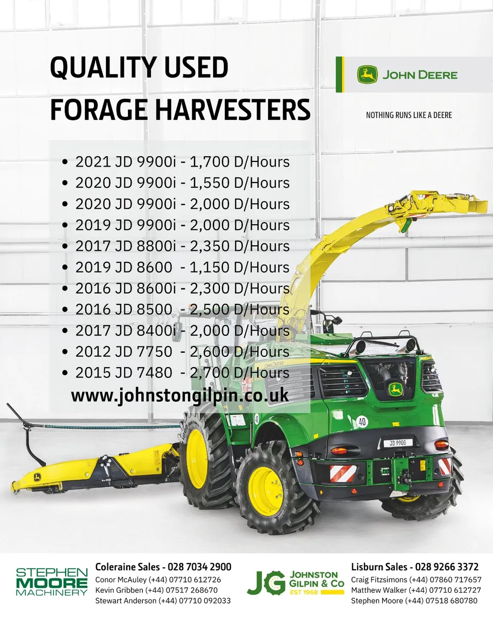 John Deere Forage Harvesters