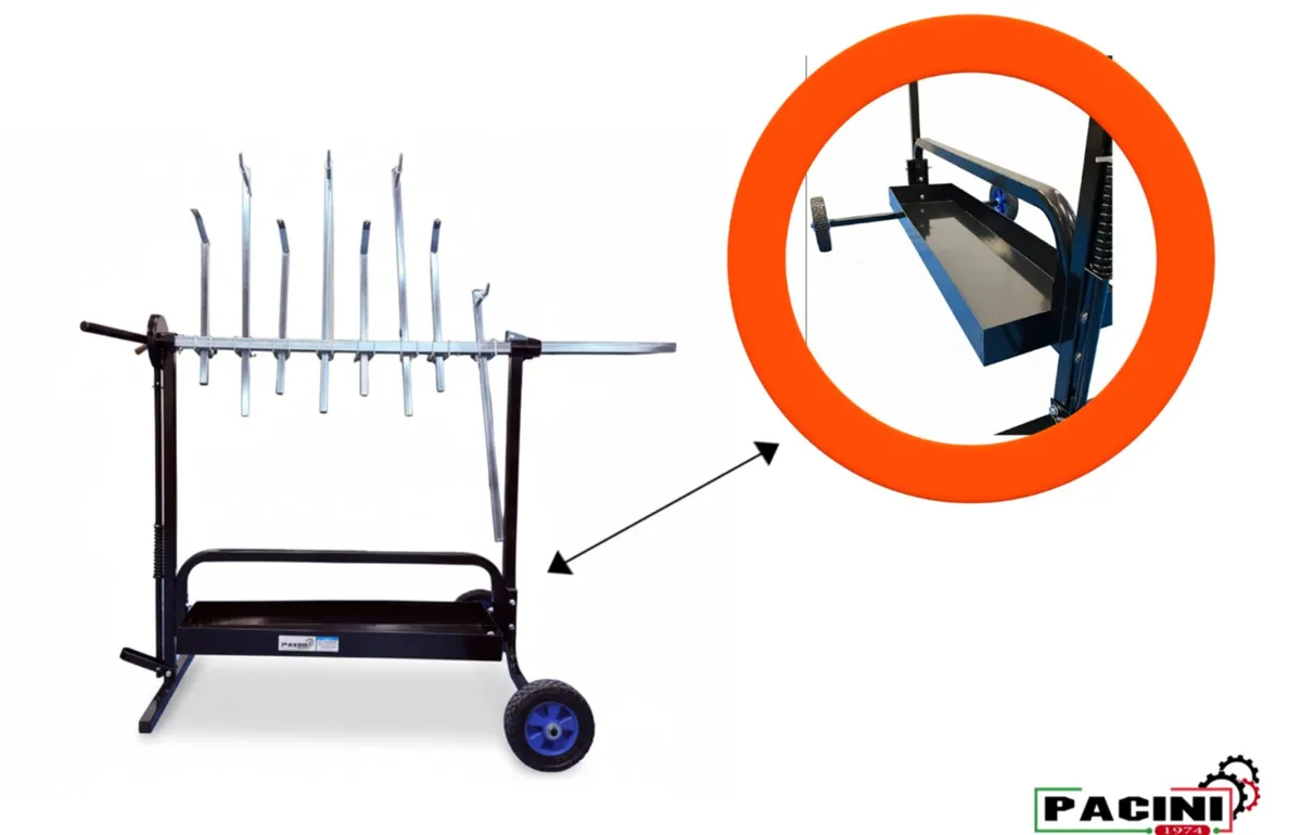 Universal Mobile Rotating Paint Panel Stand - Image 3