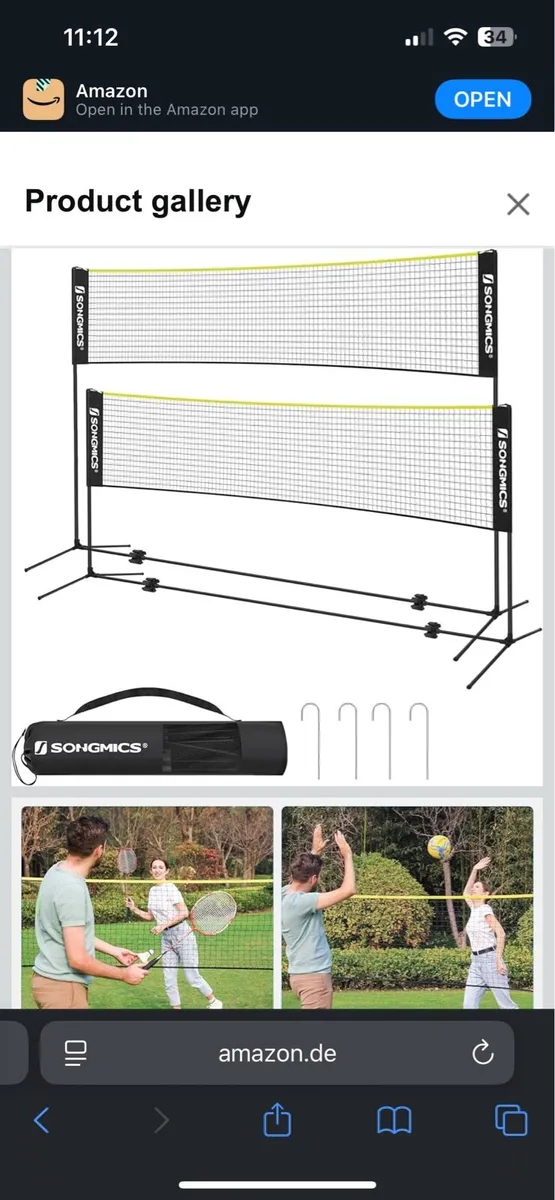 Badminton Net new - Image 1