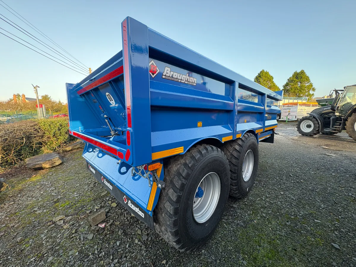 Broughan 16 Tonne Dump Trailer New Holland Blue - Image 4
