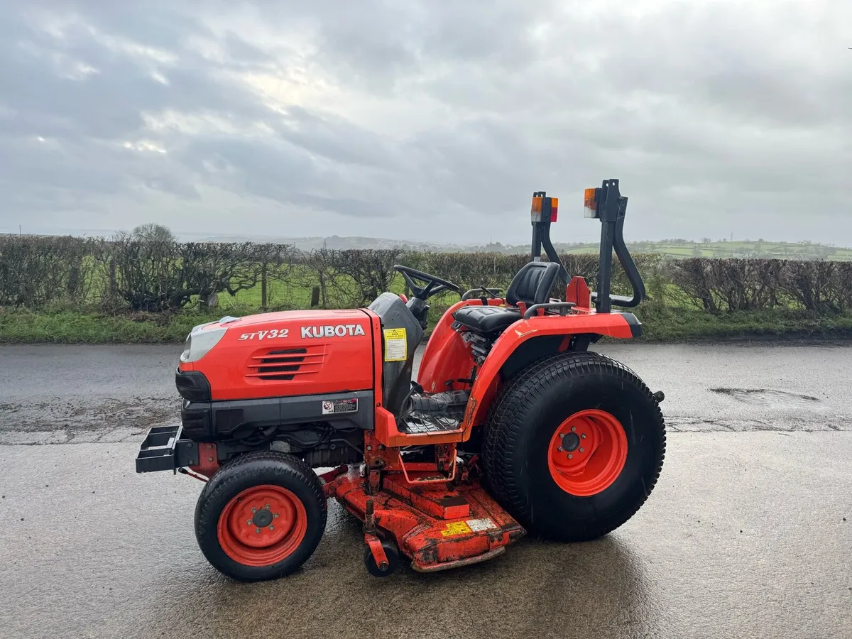 Kubota Compact Tractor with Mid Mower - Image 1