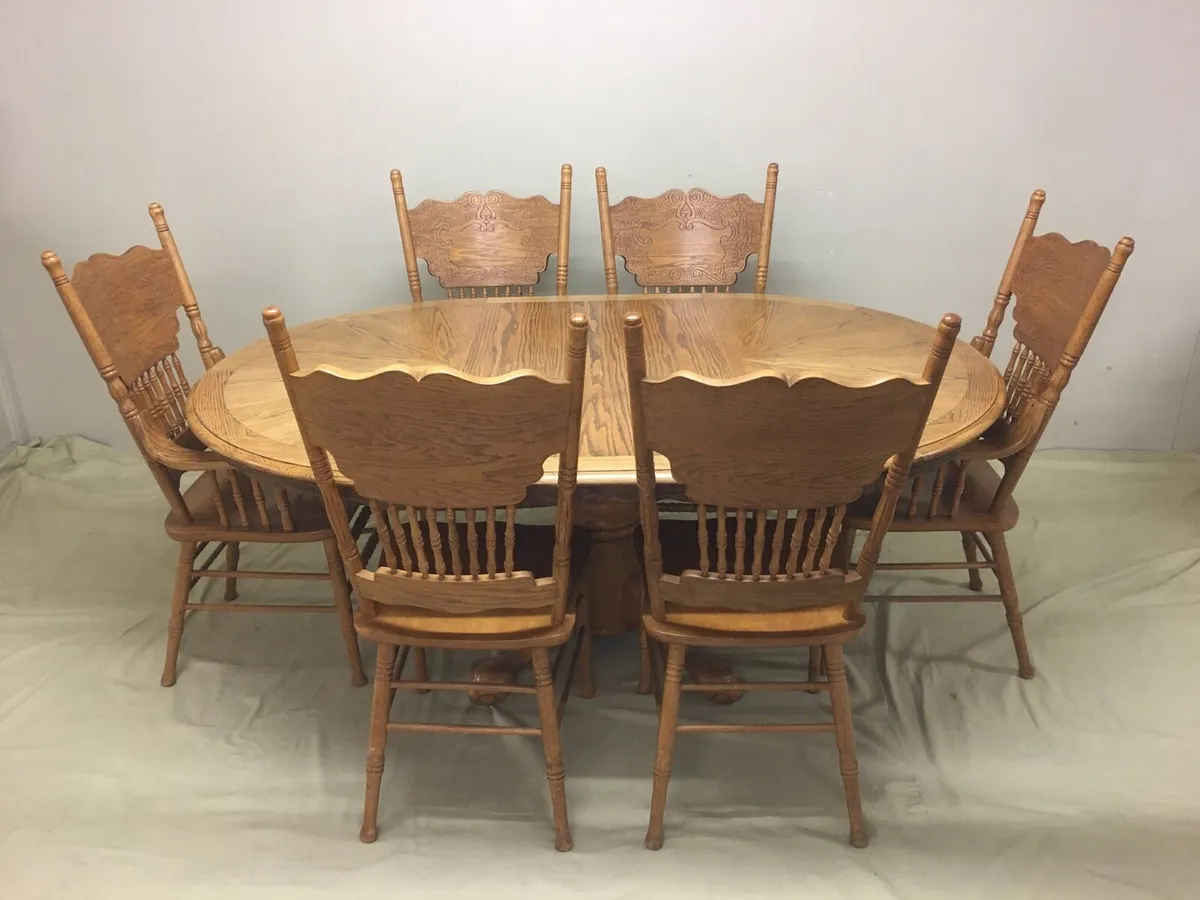Kitchen Table & 6 Chairs - Image 1