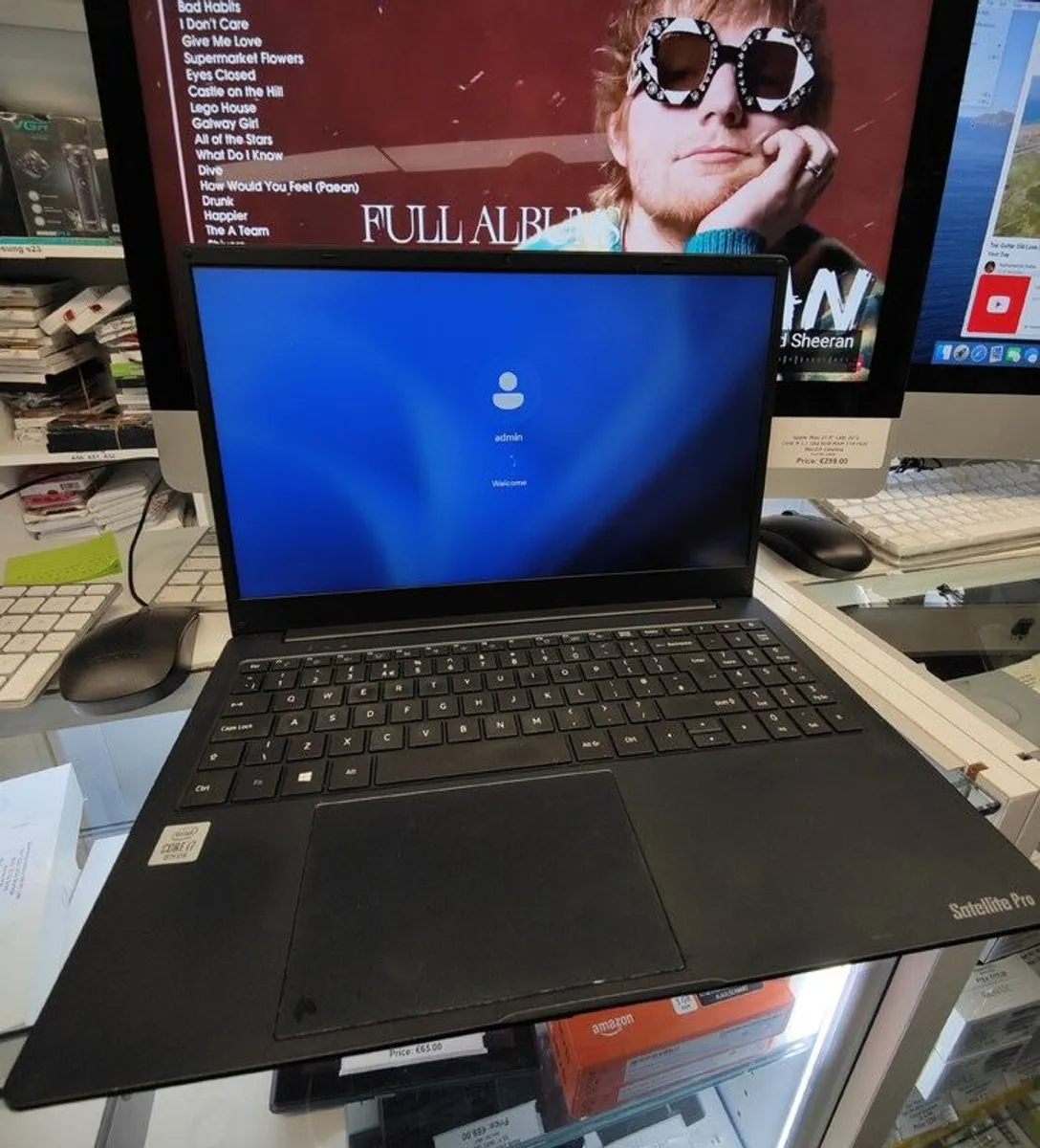 Toshiba Dynabook Satellite Pro C50 Core i7-1065G7 (10th Gen) 16GB 500GB SSD 15.6 Inch FHD Windows 11 Pro Laptop - Image 1