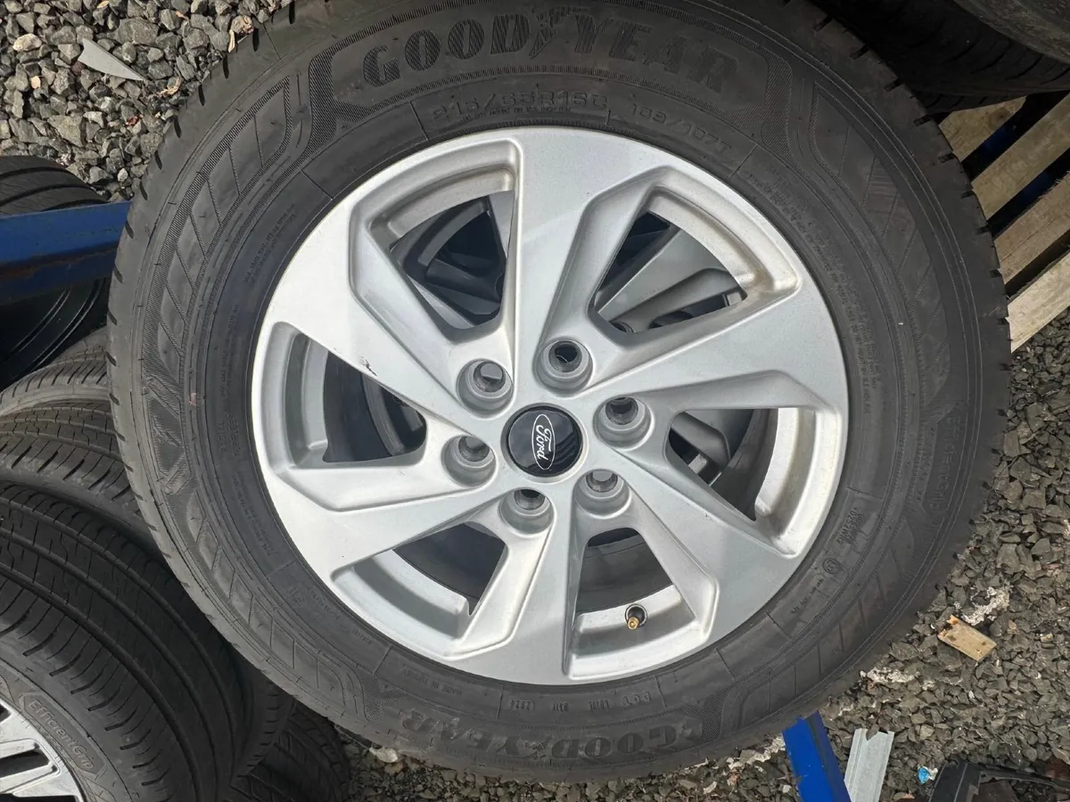 2025 Ford Transit Custom 16" Alloys set genuine - Image 1