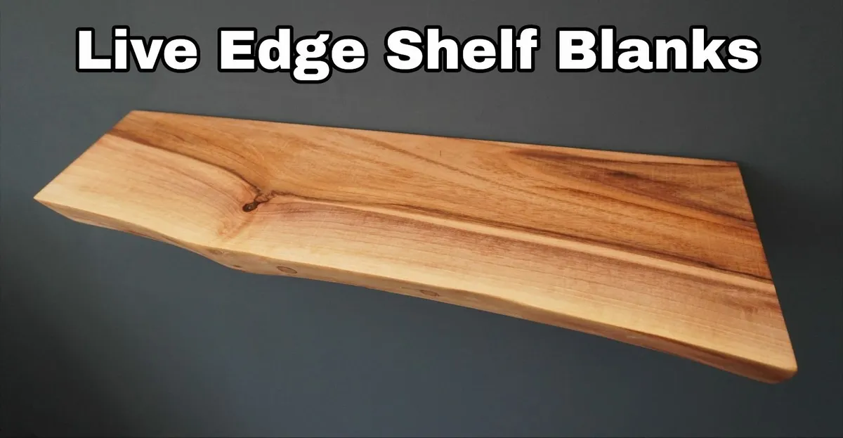 Live Edge Shelves Shelf Blanks Walnut - Image 1