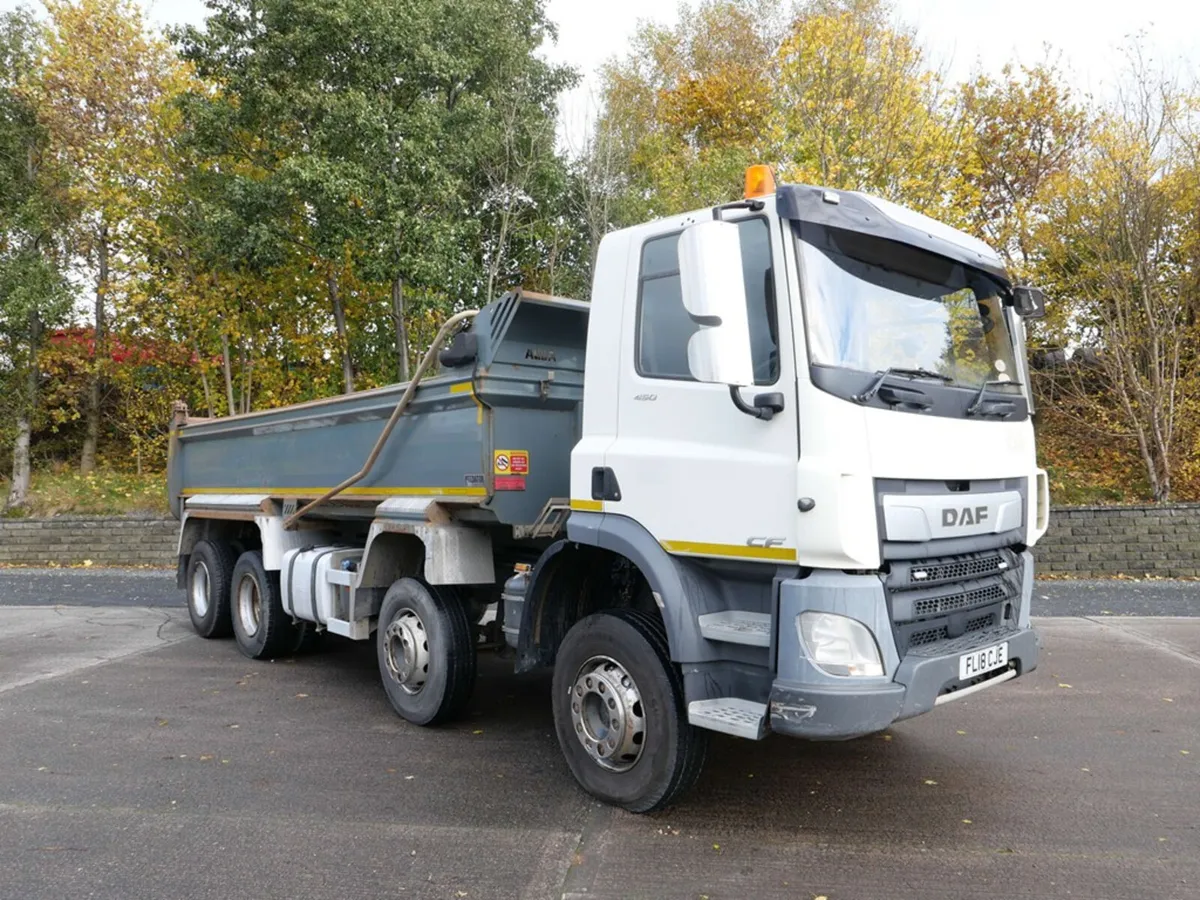 2018 Daf CF 450 8x4 Steel Body Tipper - Image 2