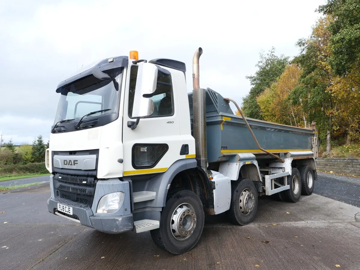 2018 Daf CF 450 8x4 Steel Body Tipper - Image 4