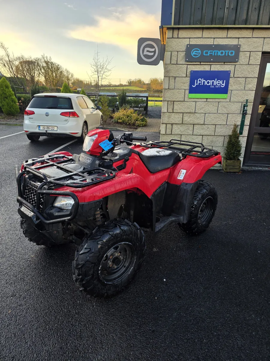Honda TRX500FA 2018 2300 hrs - Image 1