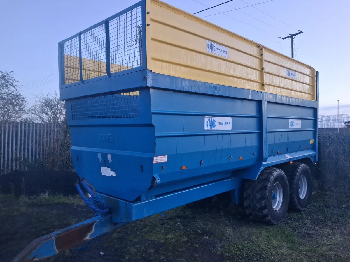 Kane silage trailer 16T halfpipe - Image 2