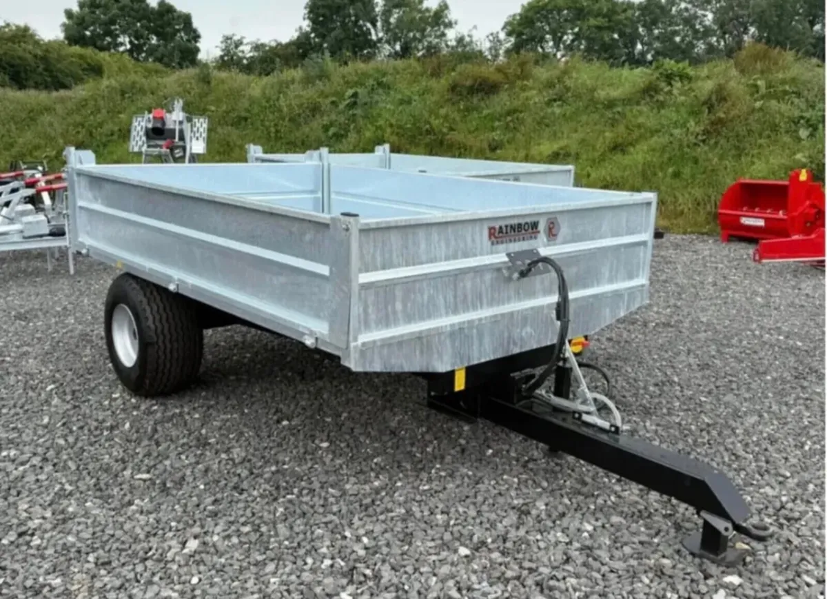 TIPPING TRAILER GALVANISED NEW 11x7 - Image 3