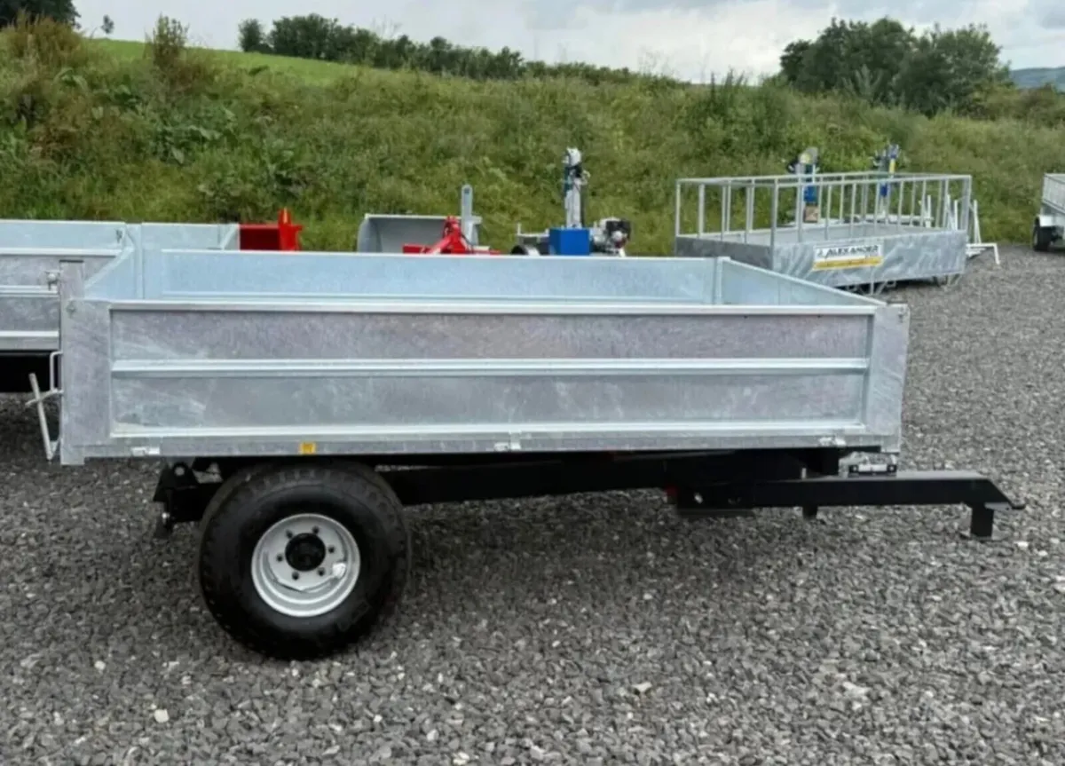 TIPPING TRAILER GALVANISED NEW 11x7 - Image 4
