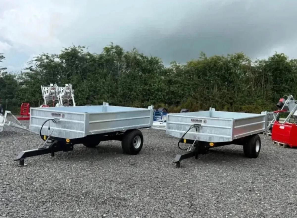 TIPPING TRAILER GALVANISED NEW 11x7 - Image 1
