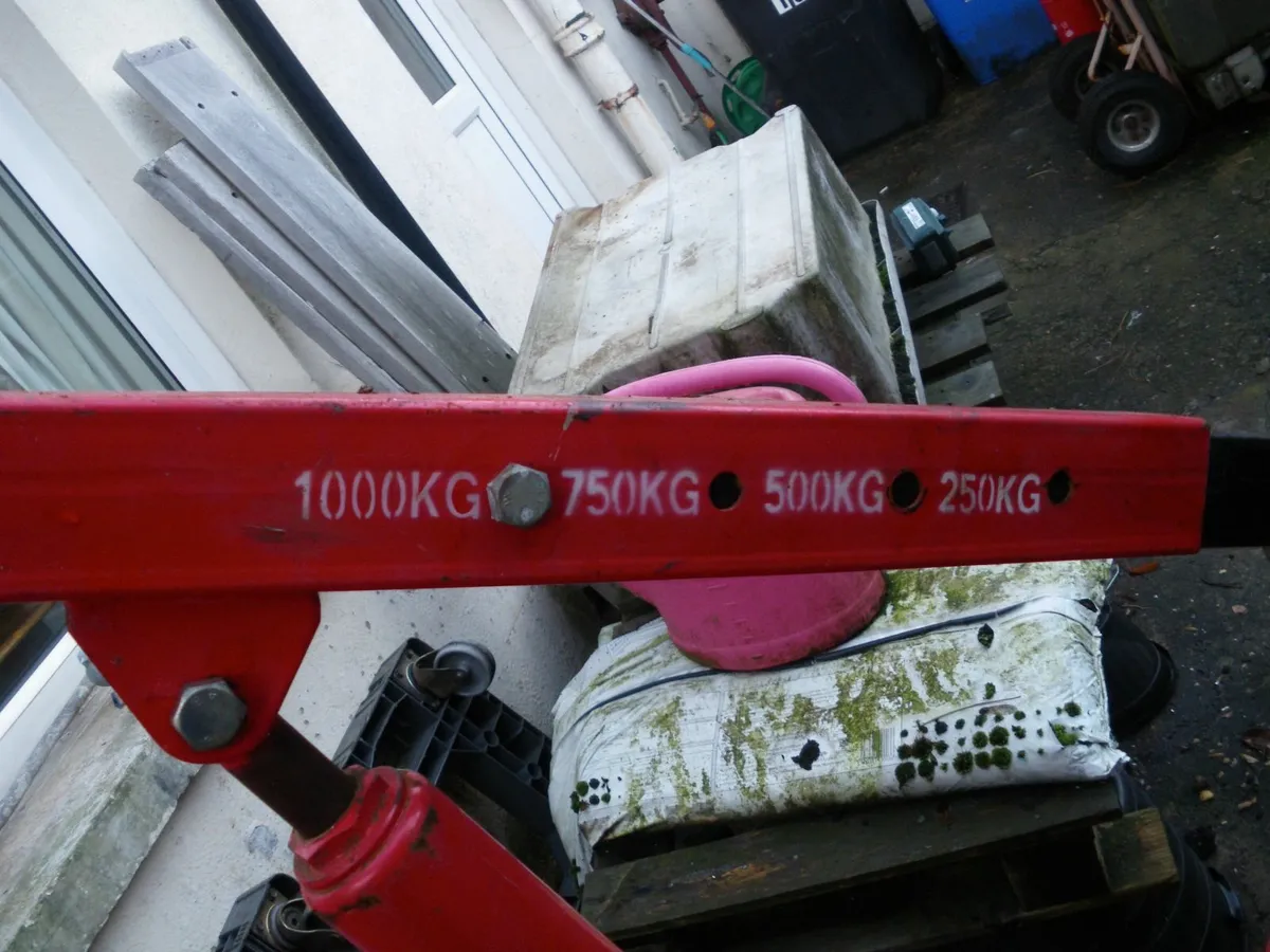 Bandsaw, parts washer & engine crane - Image 2