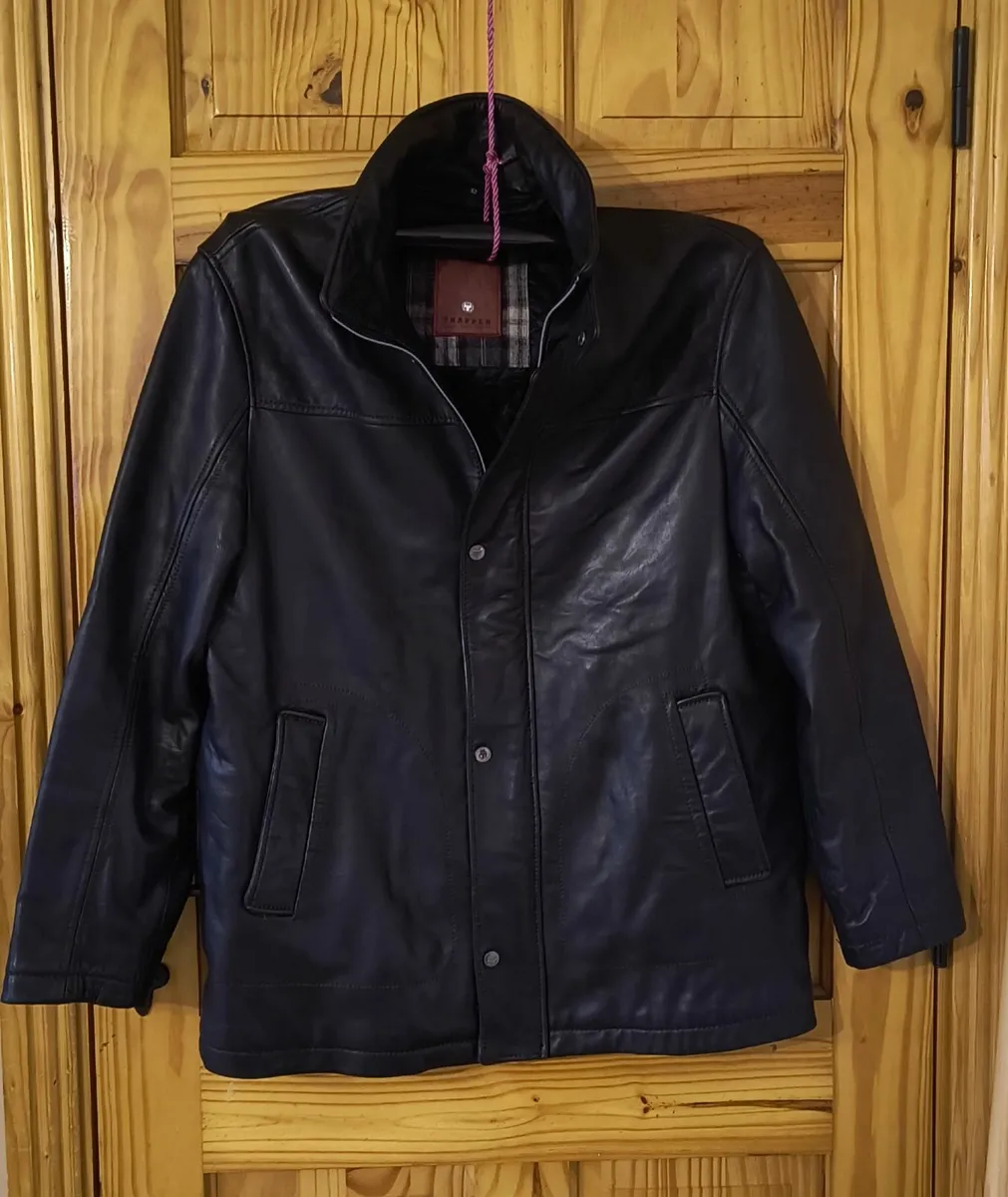 Warm Leather Jacket TRAPPER original - Image 3