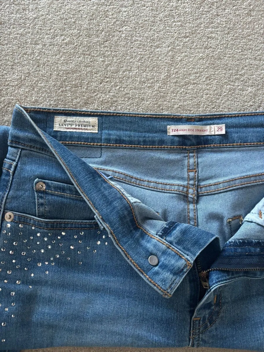 Levi’s 724 high rise straight leg w29/L32 - Image 4