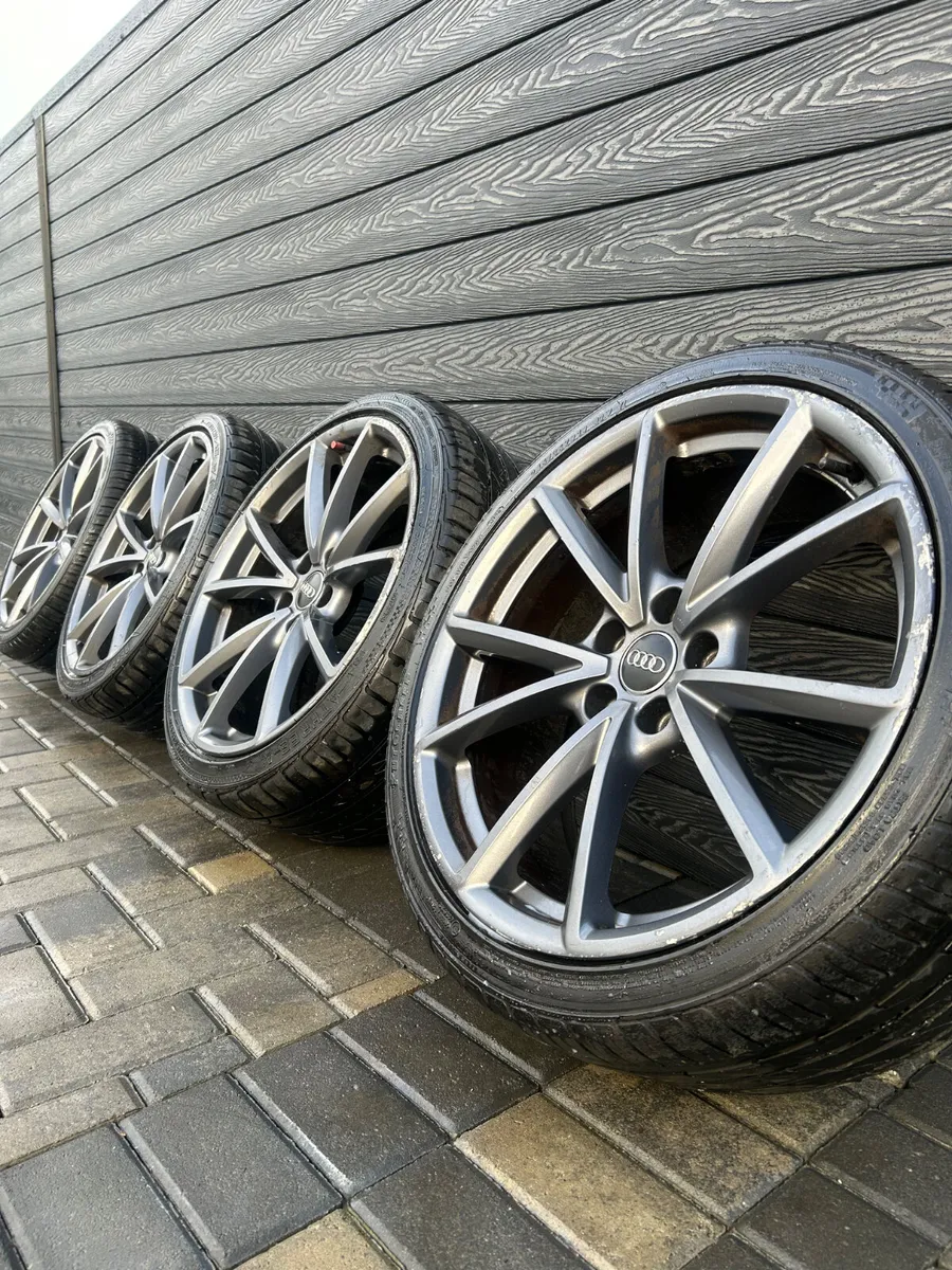 19” GENUINE AUDI ALLOY WHEELS & TYRES - Image 1
