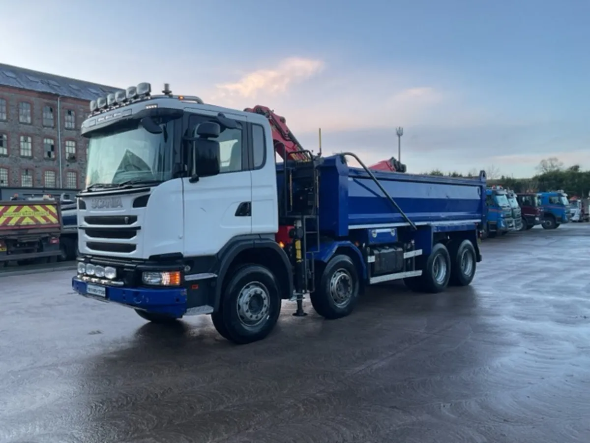 2016 Scania G410 8x4 Tipper Grab - Image 3