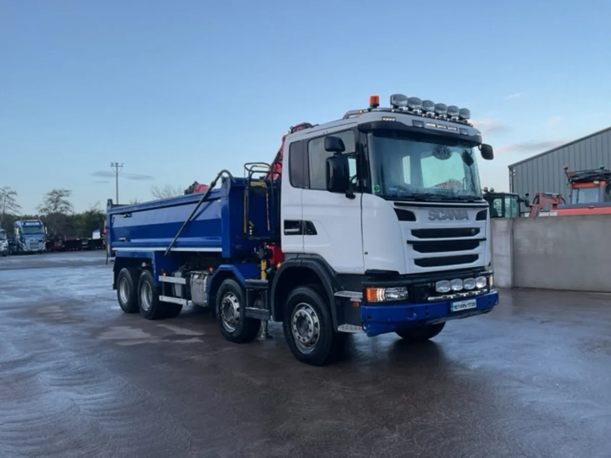 2016 Scania G410 8x4 Tipper Grab - Image 1
