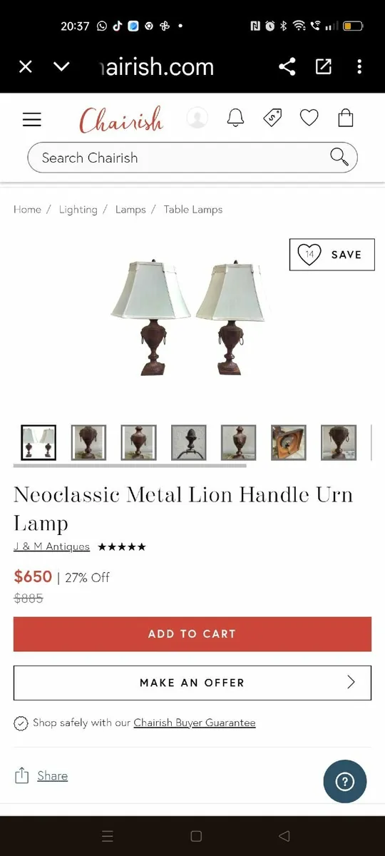 Antique    Lamp - Image 2