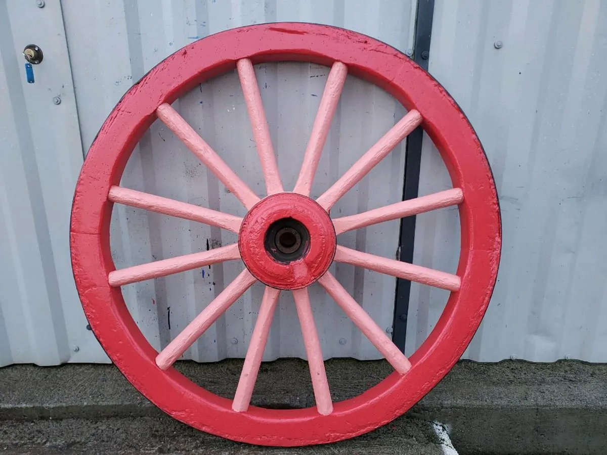 Vintage Cart wheel