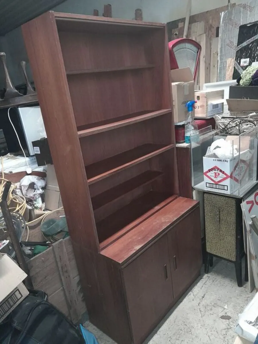 GPlan Teak Cabinet and Shelf - Image 1