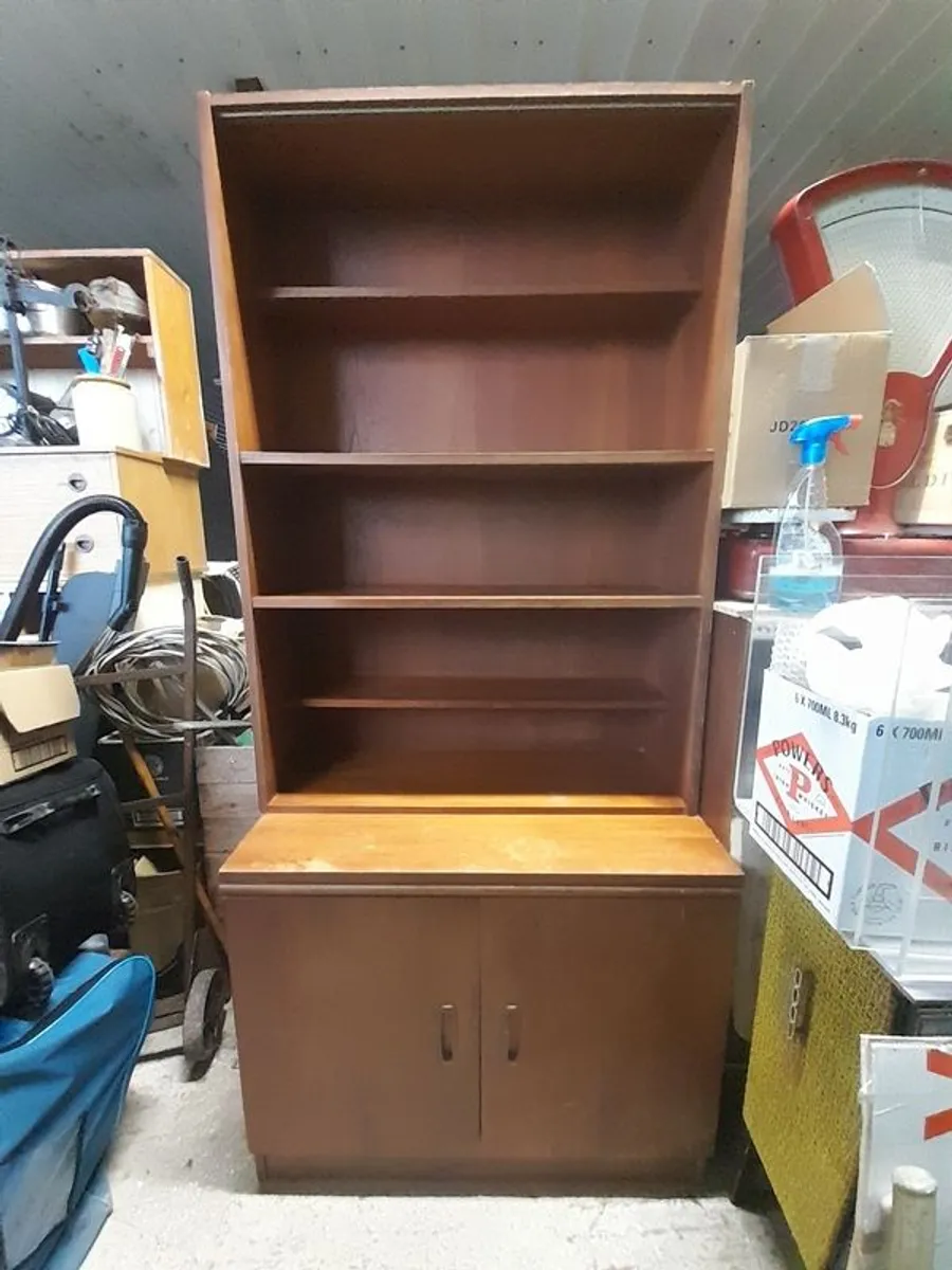 GPlan Teak Cabinet and Shelf - Image 2