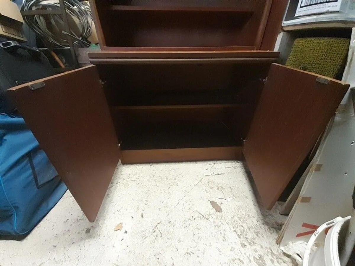 GPlan Teak Cabinet and Shelf - Image 4