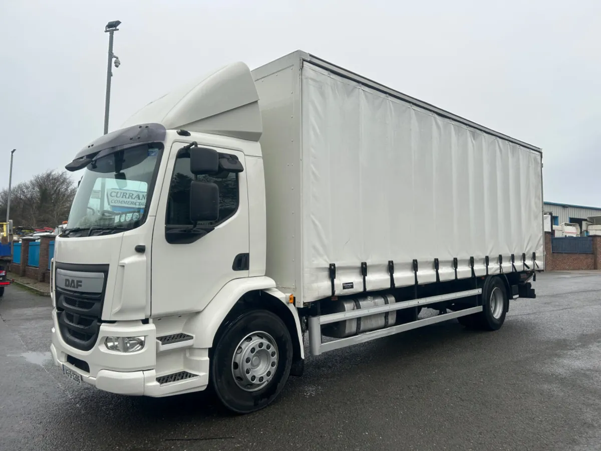 2014 Daf lf250 18 ton Curtainsider tail lift - Image 1