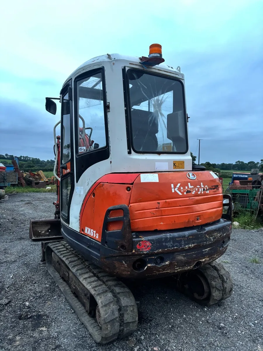 Kubota KX61-3 mini digger - Image 3