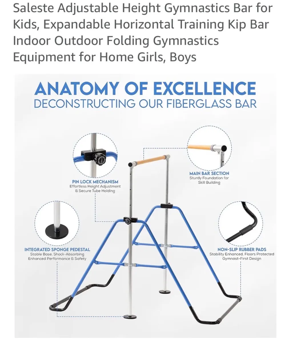 Kids Gymnastices  Bar - Image 2