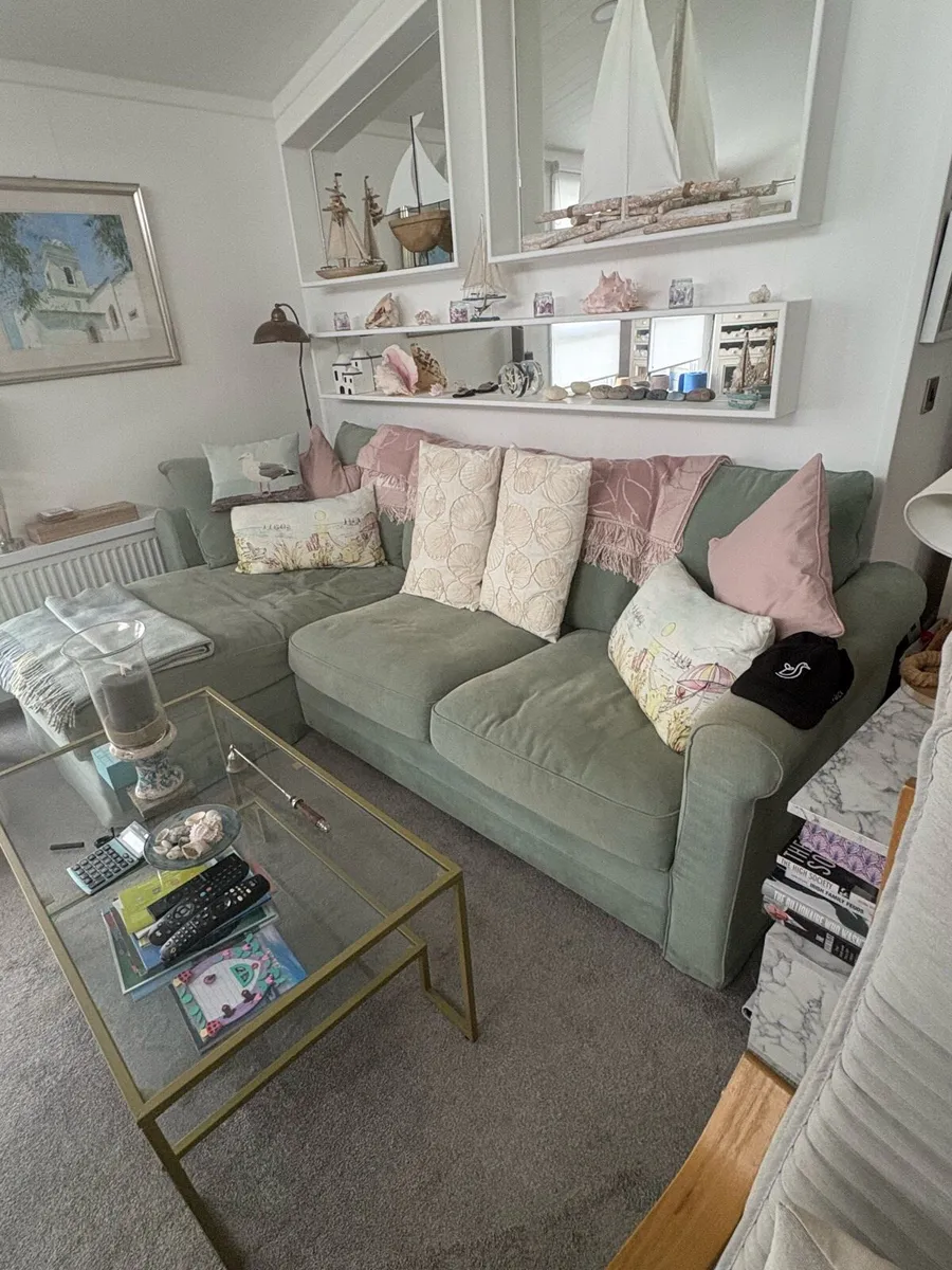 corner sofa bed with storage - Image 1