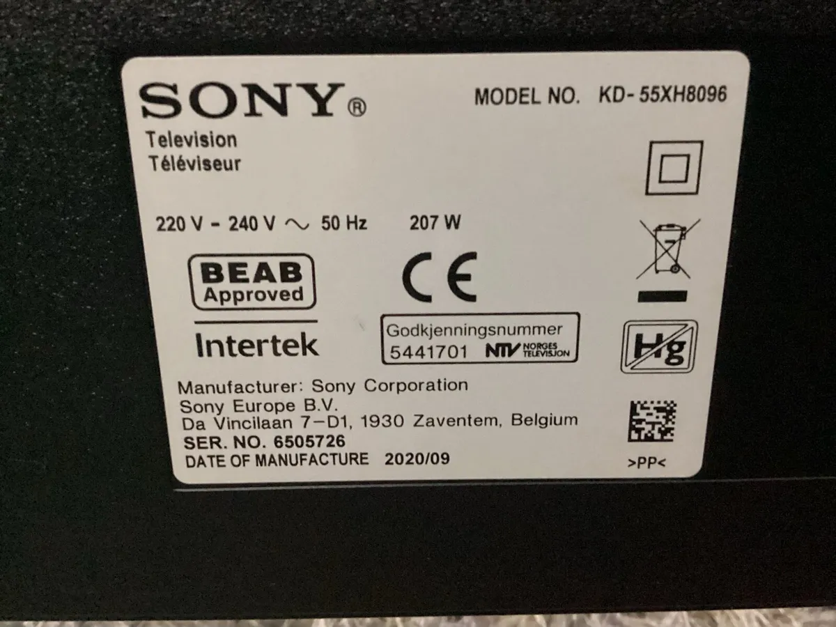 Sony 55 smart android tv - Image 2