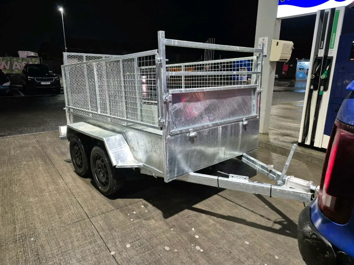8x4 galvanised builders trailer - Image 1