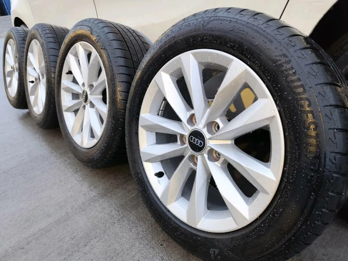 16" Audi alloy wheels. New shape. - Image 1