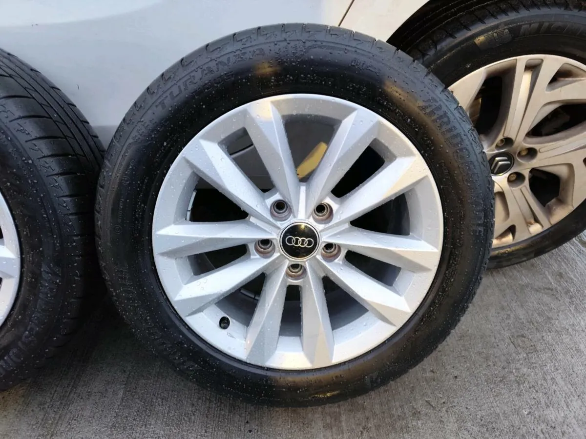 16" Audi alloy wheels. New shape. - Image 2