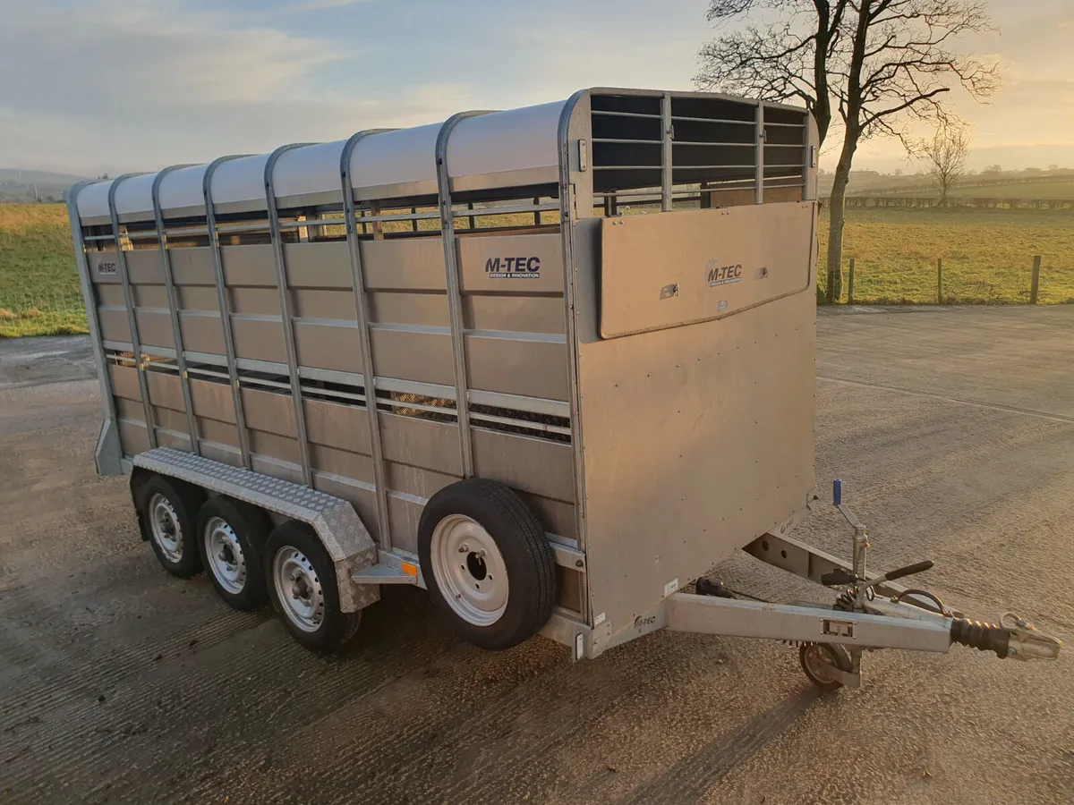 2024 M-Tec 14' Livestock Trailer - Image 3