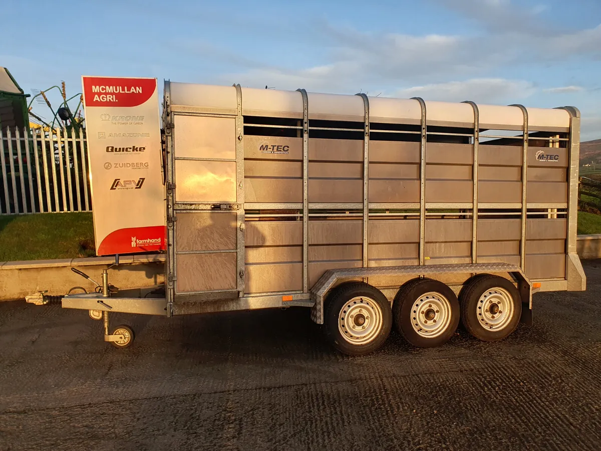 2024 M-Tec 14' Livestock Trailer - Image 1